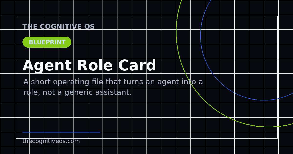 Agent Role Card Template