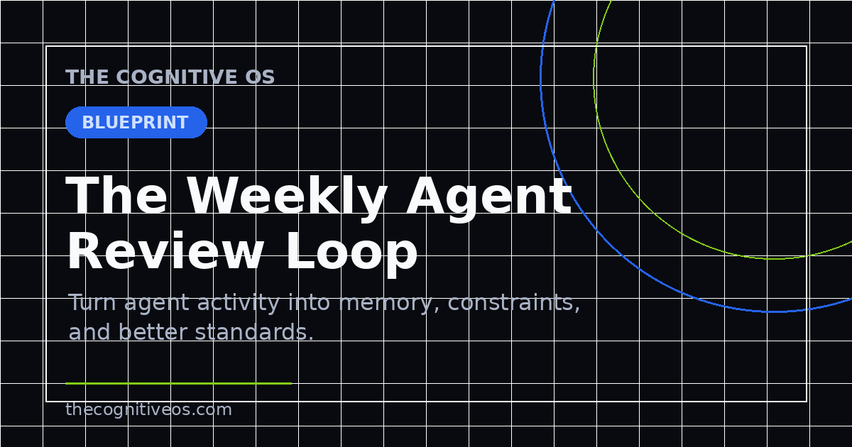 The Weekly Agent Review Loop